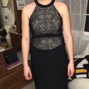 Prom dress with beautiful back detailing